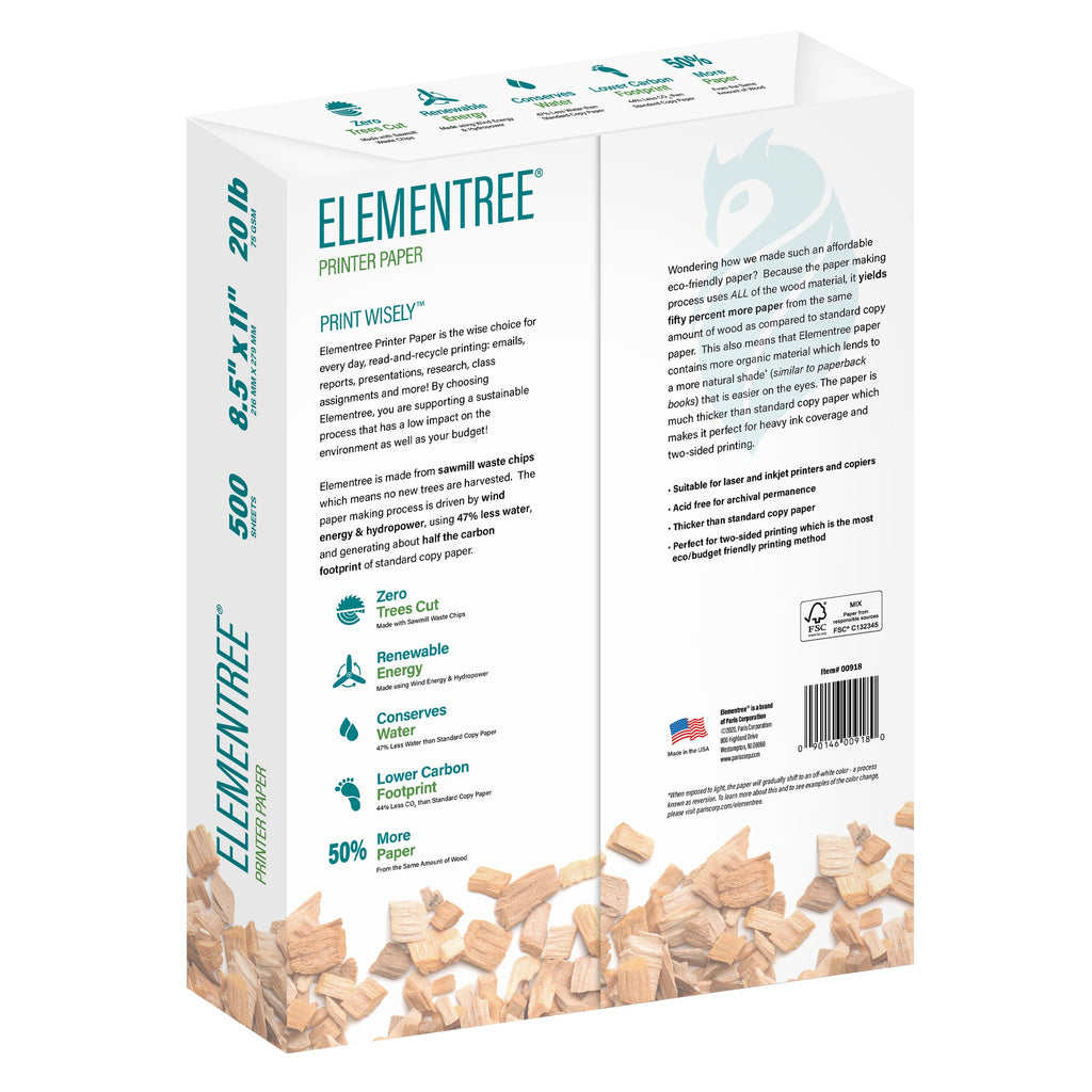 Elementree Sustainable Printer Paper – Eco-Friendly, Affordable, and High-Quality